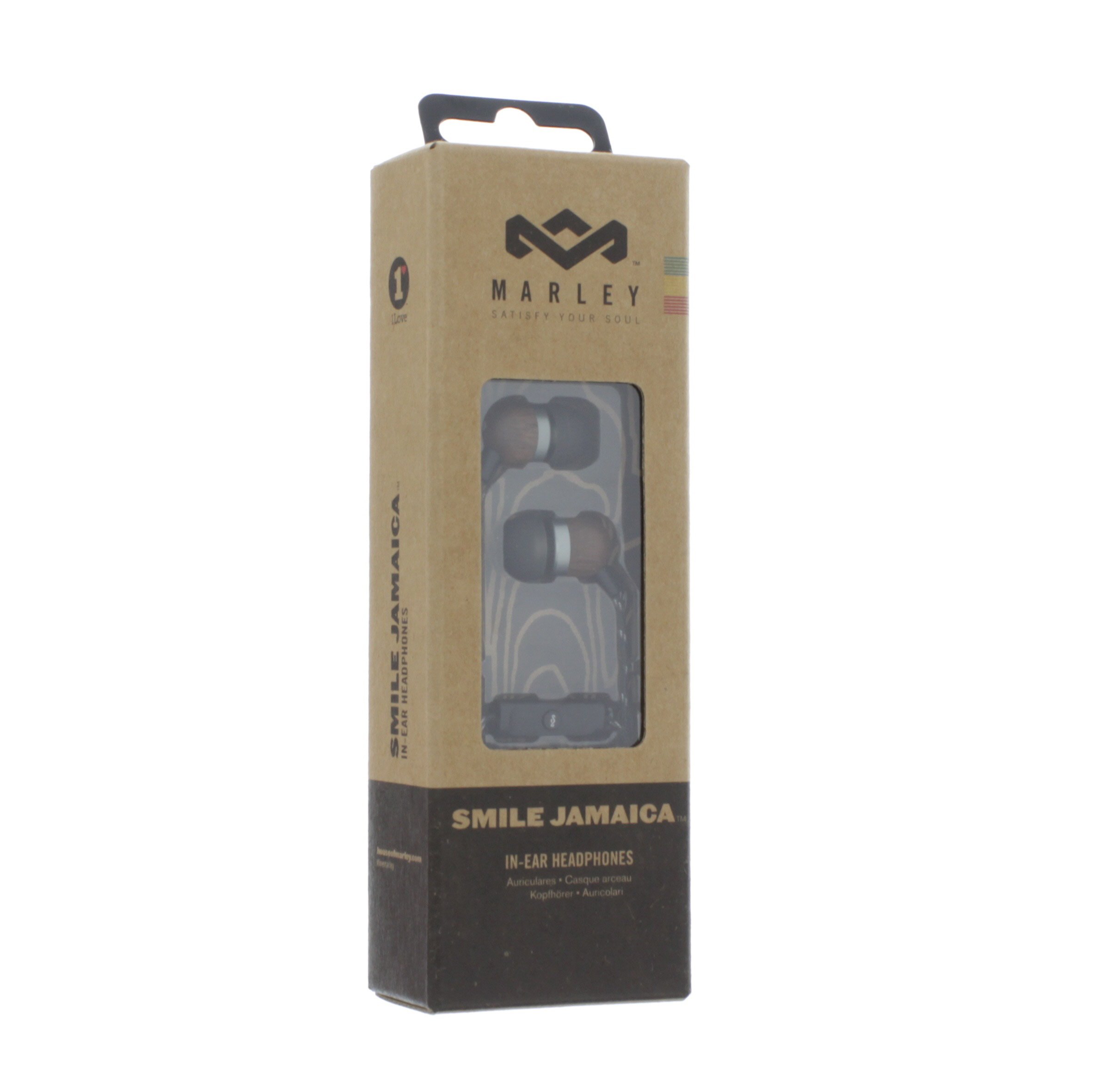 House Of Marley Smile Jamaica Ohrhörer – Mini Bluetooth-Kopfhörer, 14 H Spielzeit, Nachhaltig