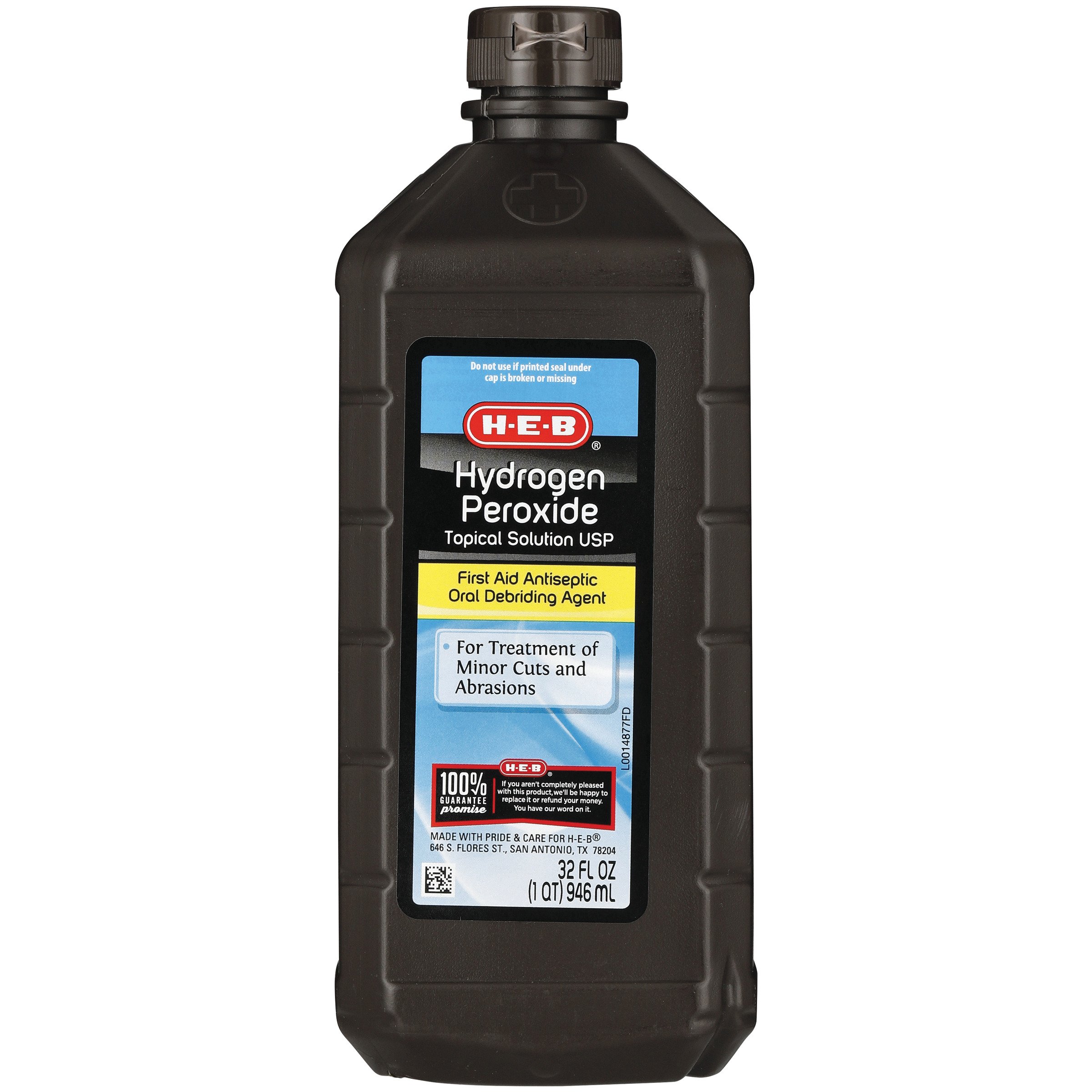 H-E-B 3% USP Hydrogen Peroxide - Shop Antiseptics & Antibiotics At H-E-B