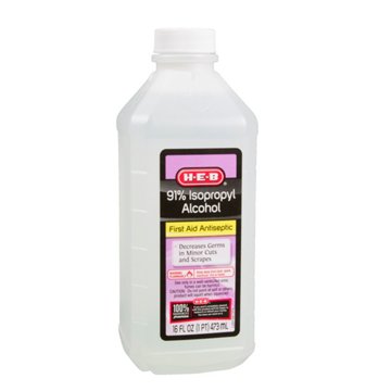 H-E-B 91% Isopropyl Alcohol First Aid Antiseptic, 16 oz