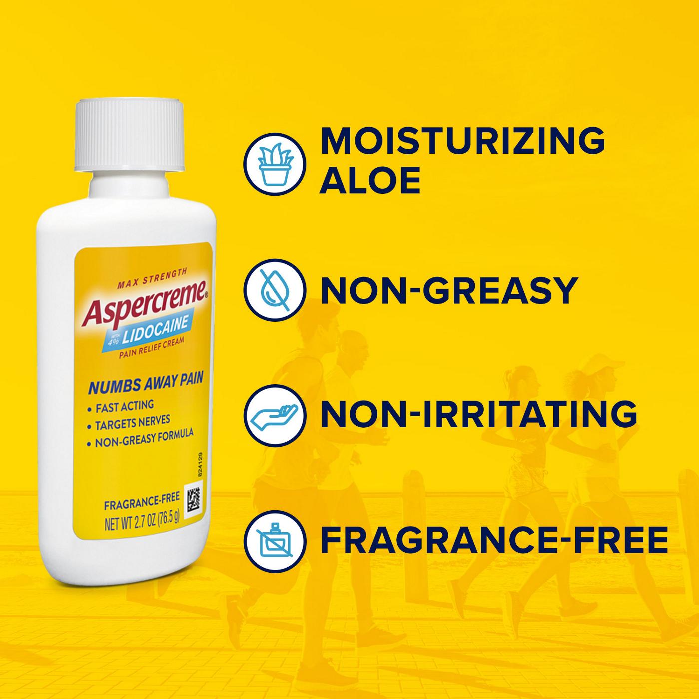 Aspercreme Lidocaine Pain Relief Cream; image 4 of 7