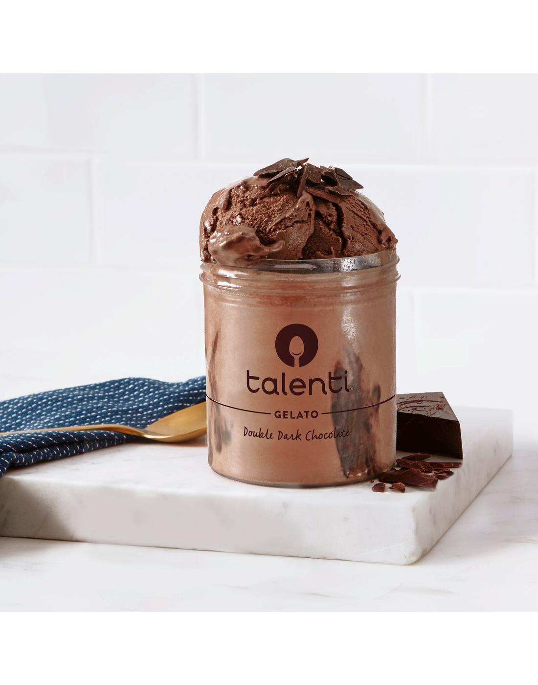 Talenti Double Dark Chocolate Gelato; image 3 of 6