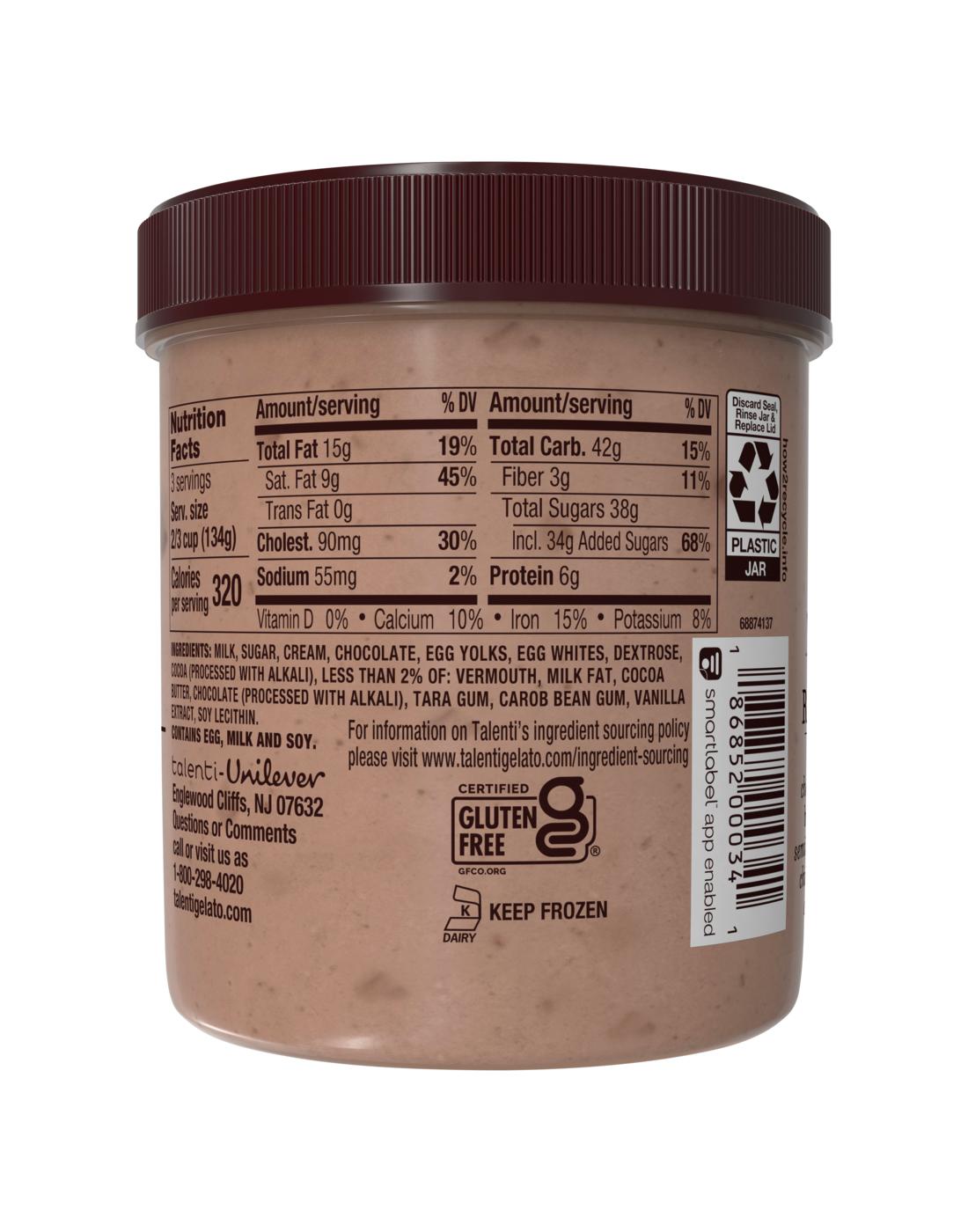 Talenti Double Dark Chocolate Gelato; image 4 of 6