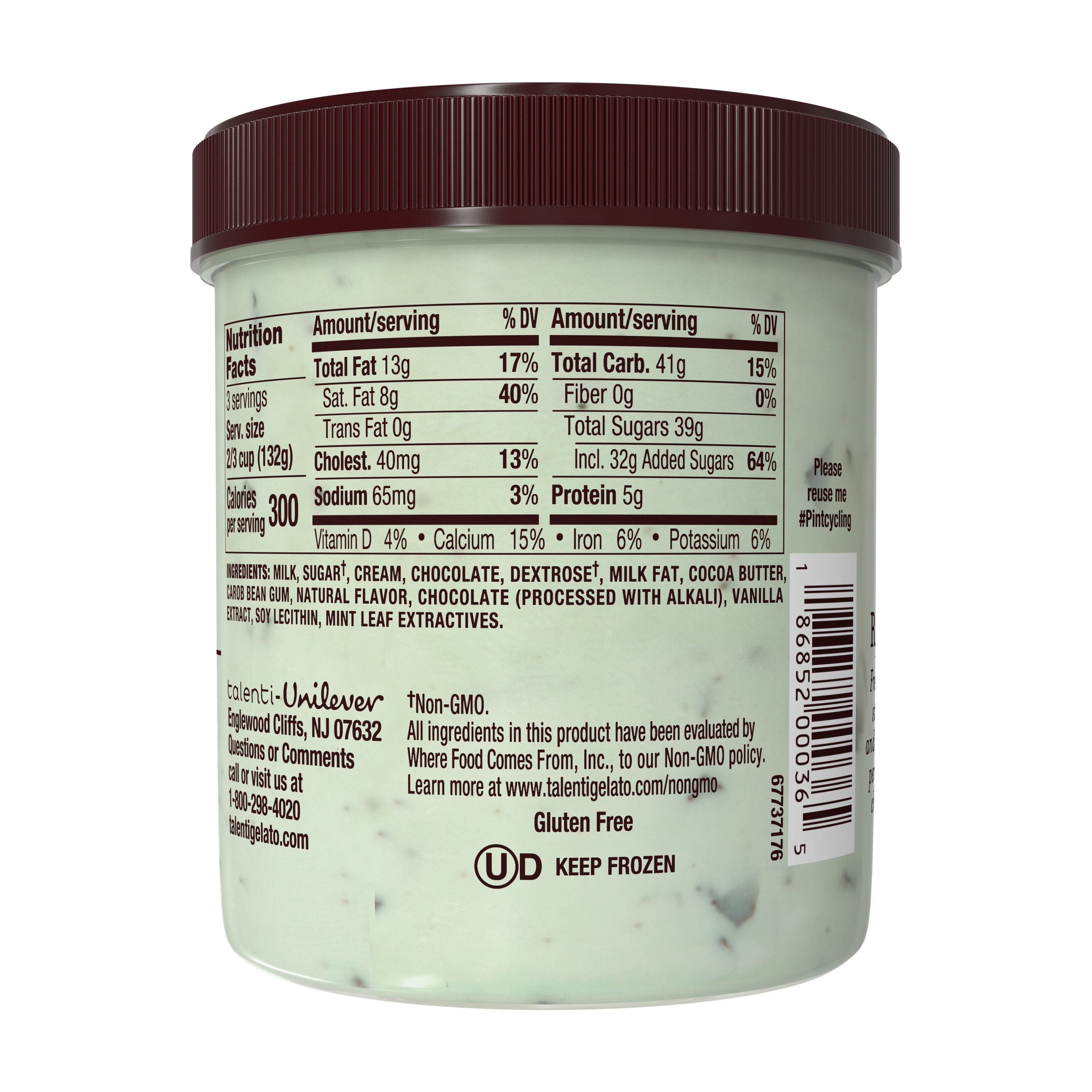 Talenti® Mediterranean Mint Gelato Ice Cream, 1 each at Whole Foods Market
