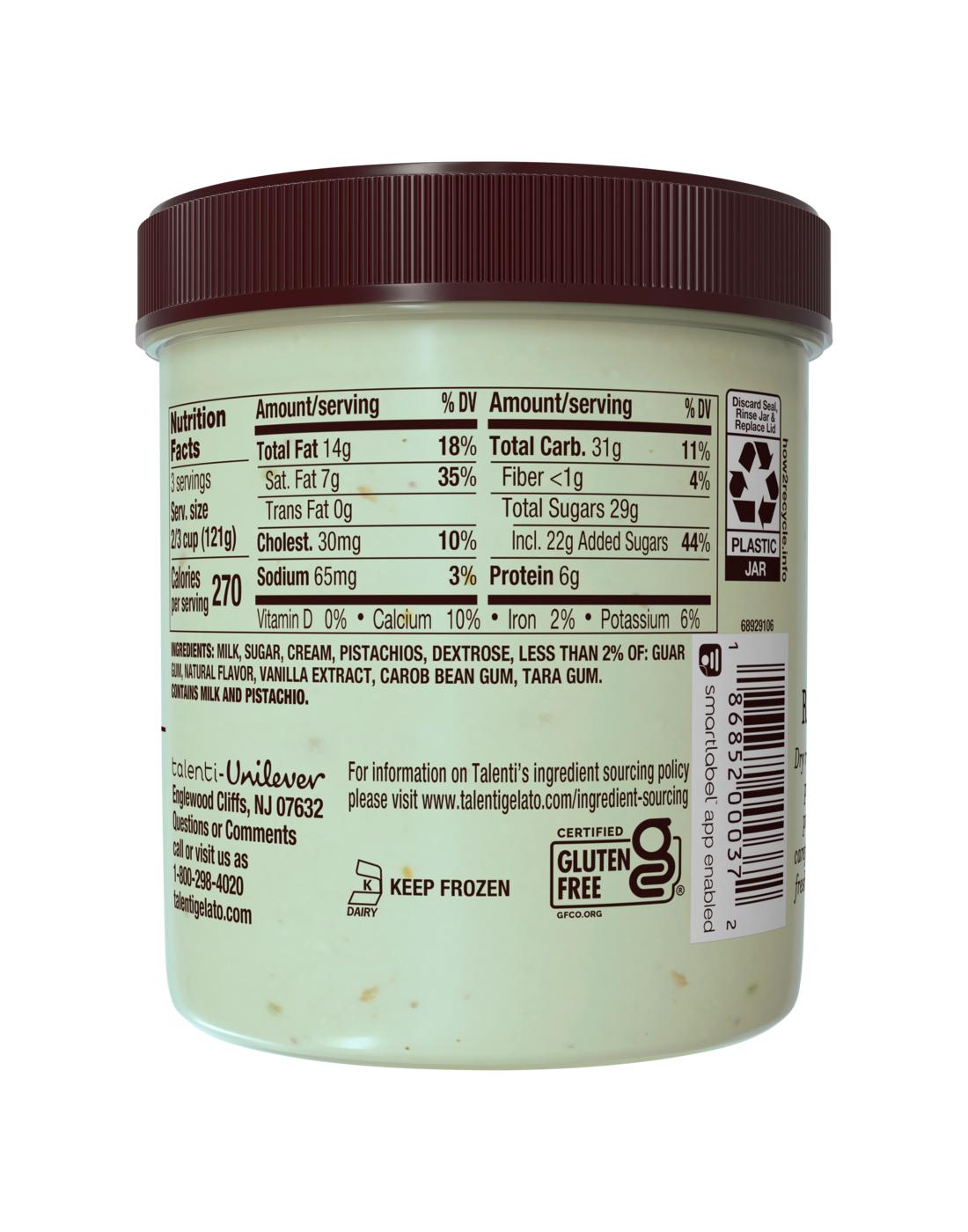 Talenti Pacific Coast Pistachio Gelato; image 4 of 7