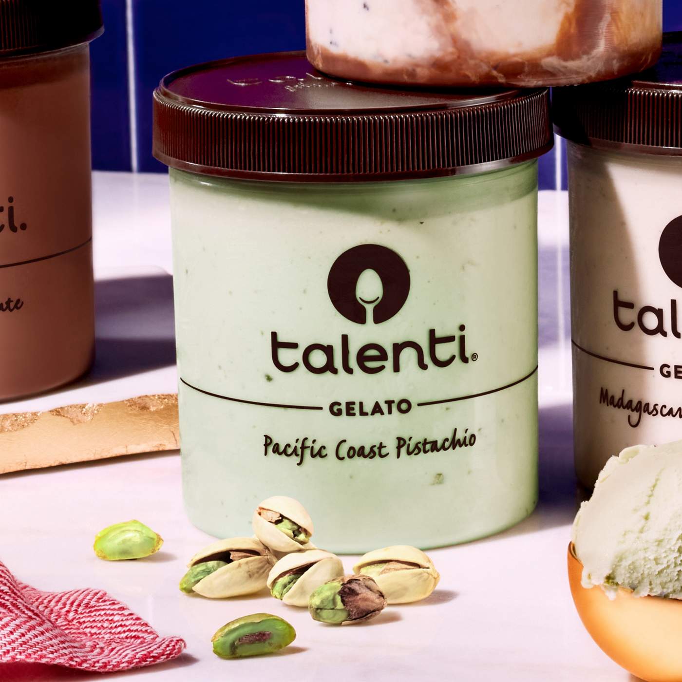Talenti Pacific Coast Pistachio Gelato; image 5 of 7