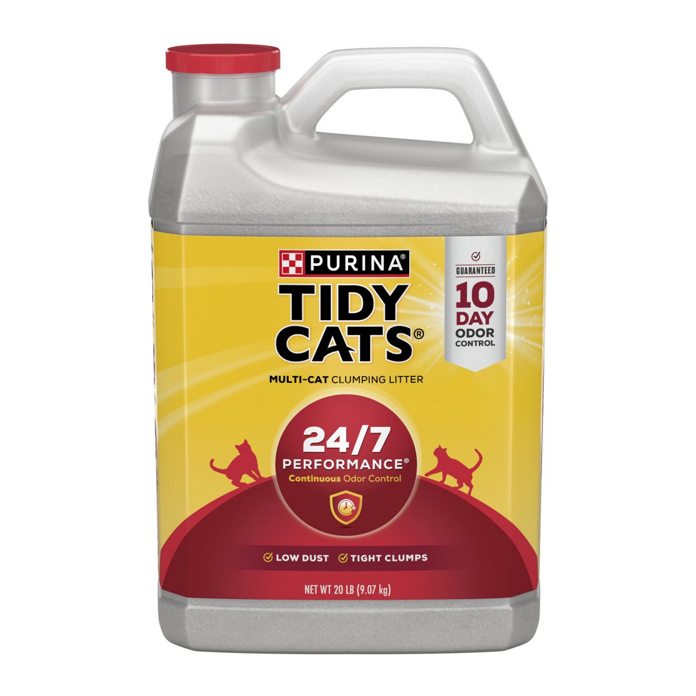 Purina Tidy Cats Clumping Cat Litter, 24/7 Performance Multi Cat Litter; image 1 of 4