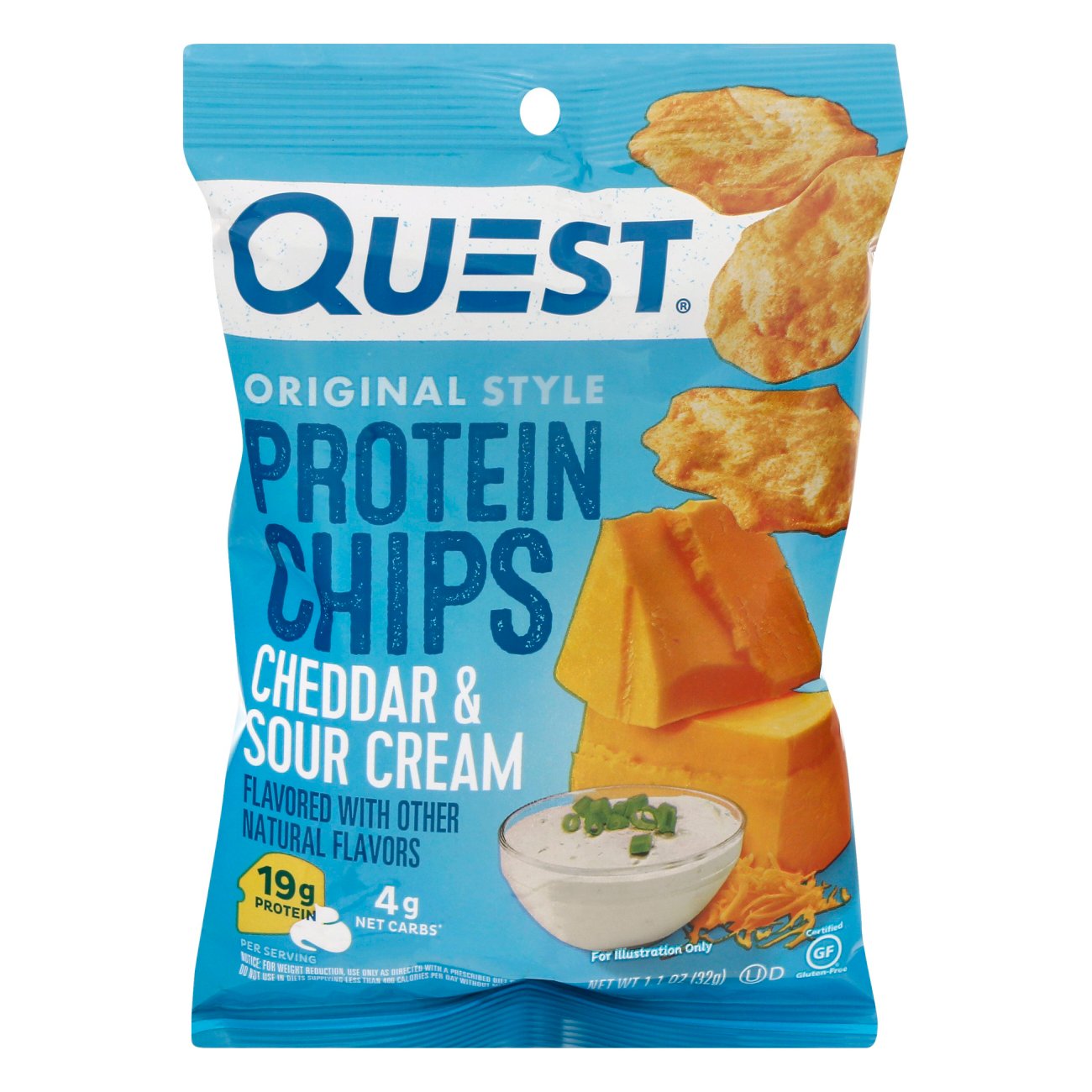 Quest Cheddar & Sour Cream Protein Chips - Shop Chips At H-E-B