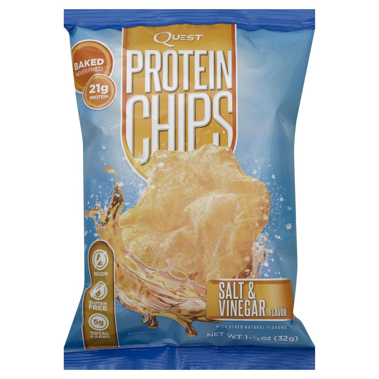 Quest Protein Chips Salt and Vinegar Shop Snacks & Candy at HEB