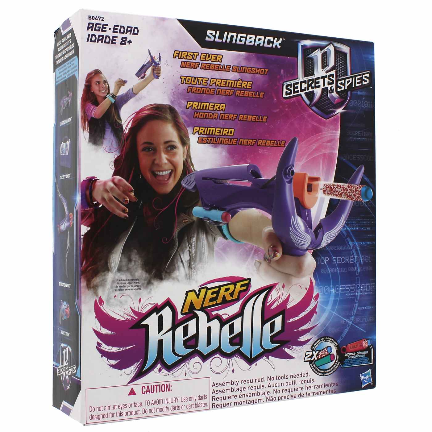 Nerf Rebelle Slingback Blaster; image 1 of 2