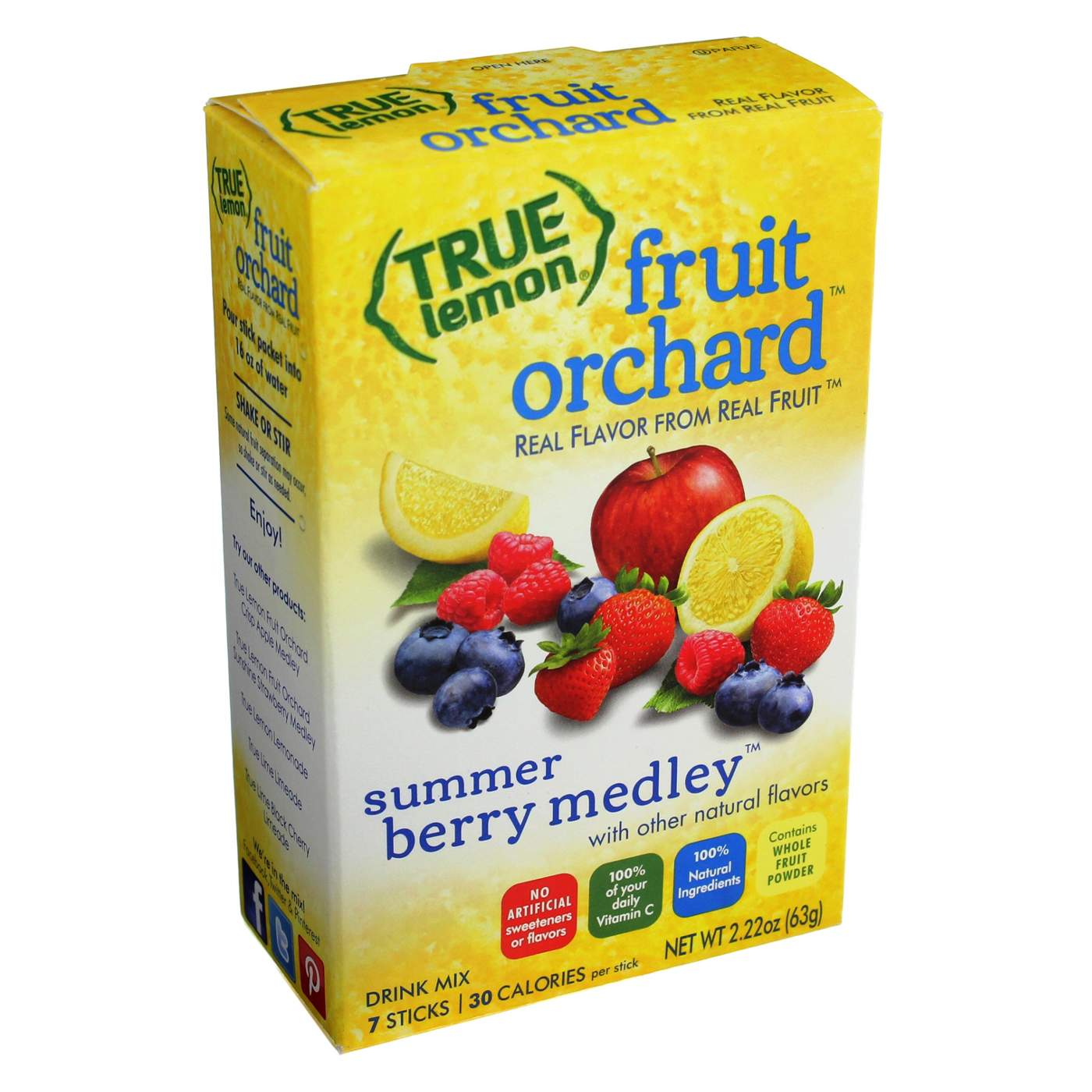 True Lemon Fruit Orchard Summer Berry Medley Drink Mix; image 1 of 2