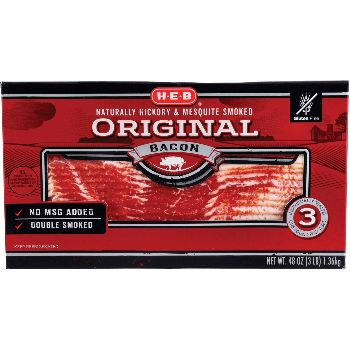 H-E-B Original Bacon; image 1 of 2