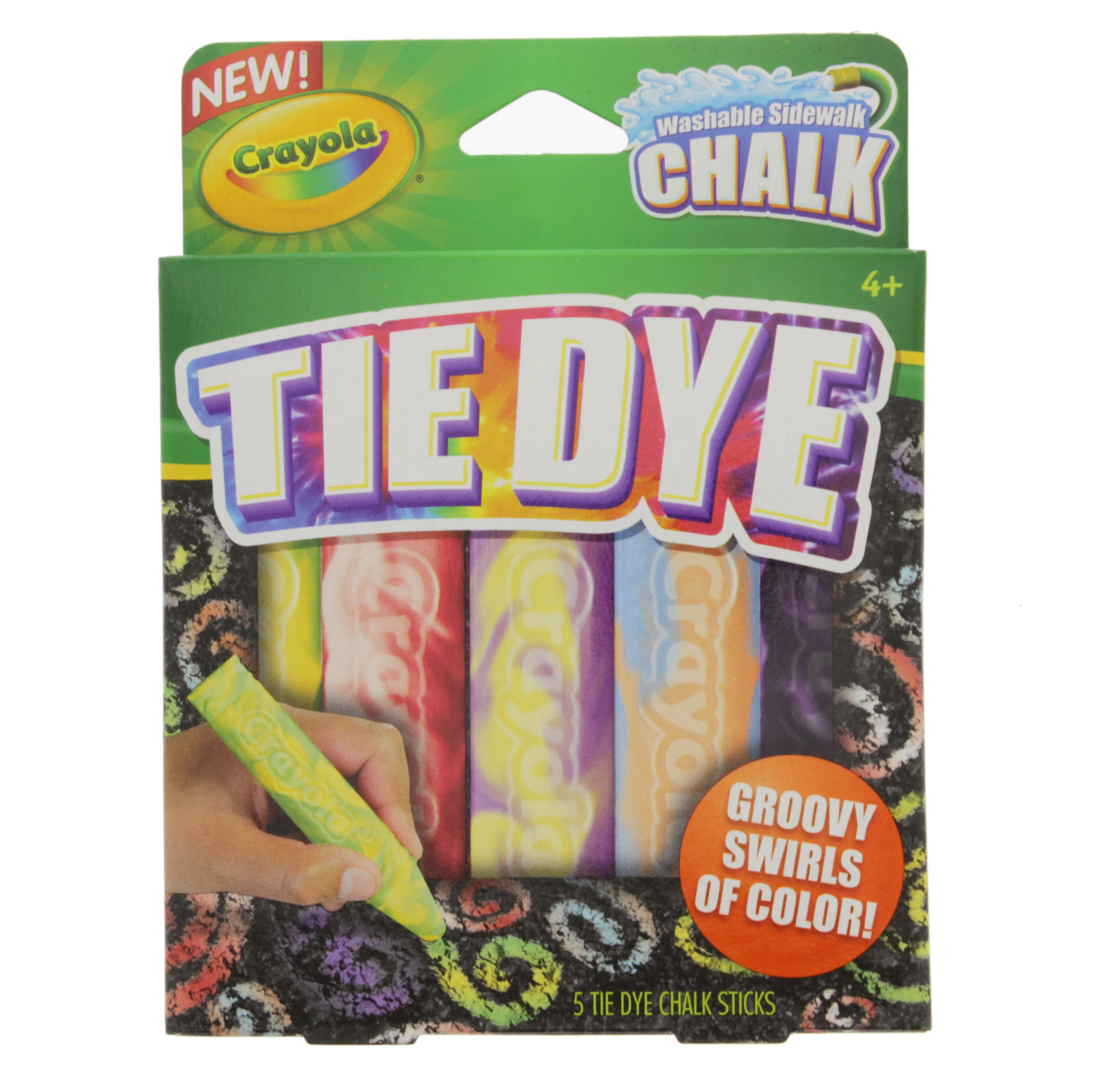 Download Crayola Tie Dye Sidewalk Chalk - Shop Chalk at H-E-B