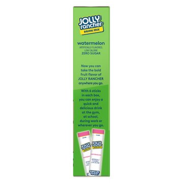 Jolly Rancher Singles-To-Go Sugar Free Drink Mix – Watermelon, 6 ct