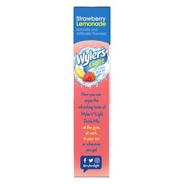 Wyler's Light Singles to Go! Strawberry Lemonade Drink Mix, 8 ct