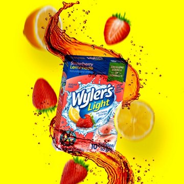 Wyler's Light Singles to Go! Drink Sticks - Strawberry Lemonade, 8 ct