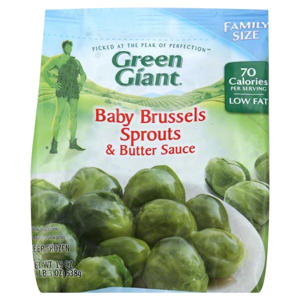 Green Giant Baby Brussel Sprouts & Butter Sauce Shop Broccoli