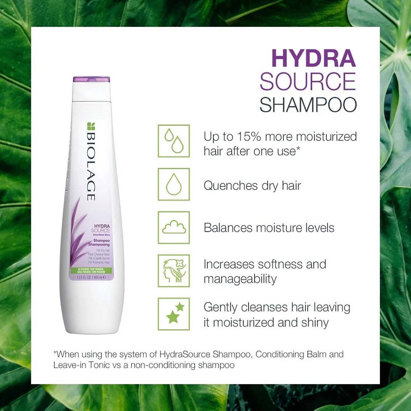 Matrix Biolage Hydrasource Shampoo; image 3 of 6