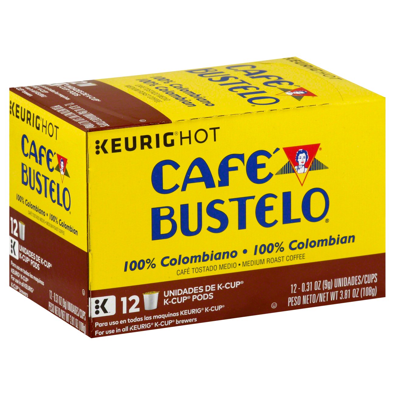 Cafe Bustelo Colombian Medium Roast Single Serve Coffee K Cups Shop