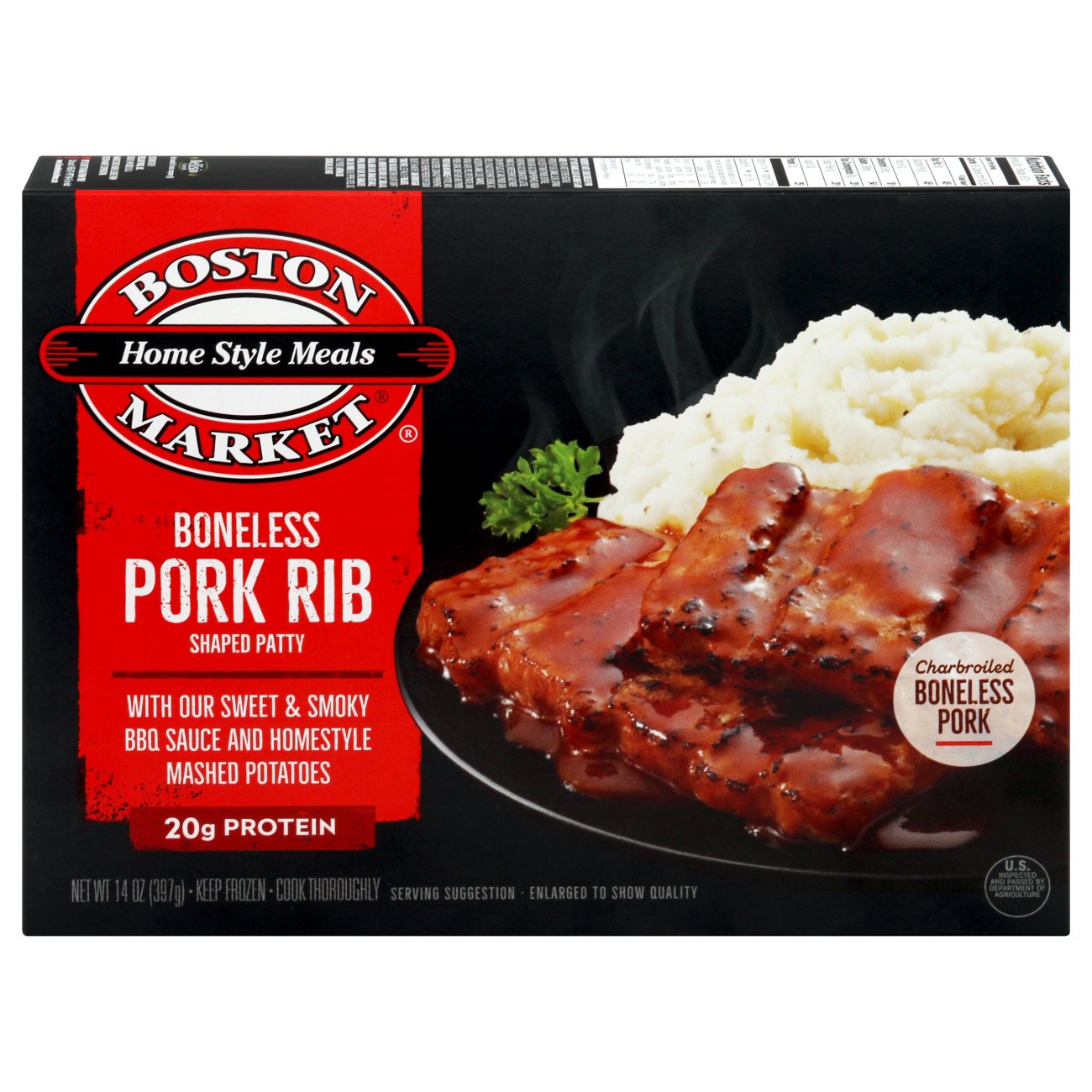 Boston Market Boneless Pork Rib Meal Shop Meals & Sides at HEB