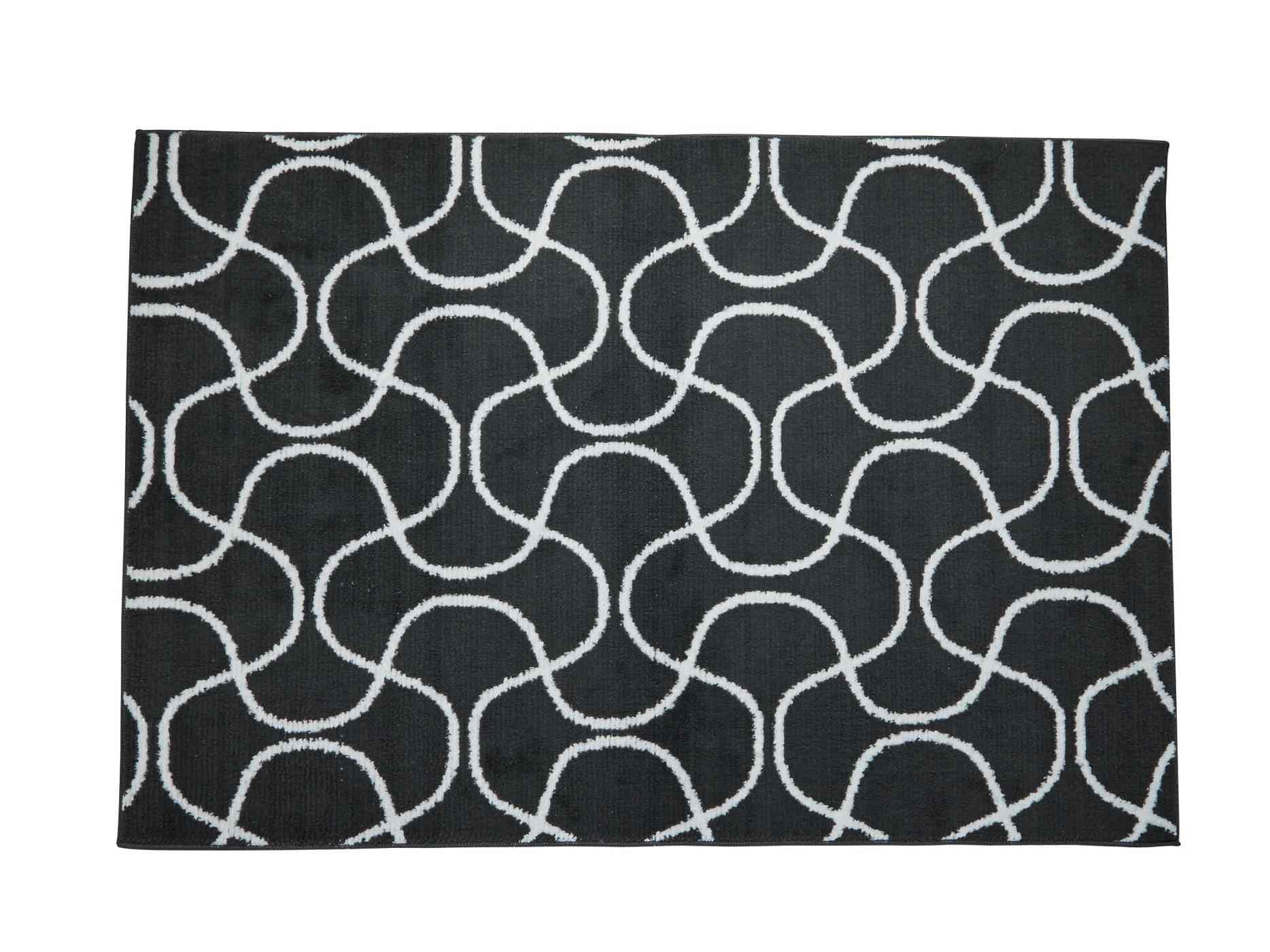 Nxt-Gen Drizzle Cinder/ White Area Rug - Shop Rugs & Mats at H-E-B