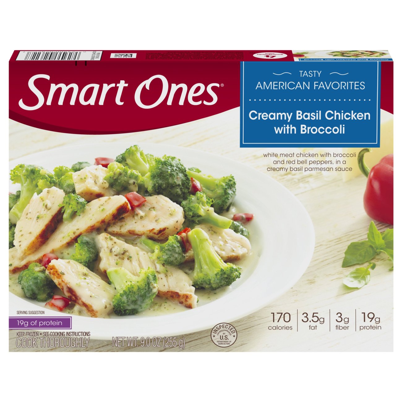 Smart Ones Creamy Basil Chicken with Broccoli