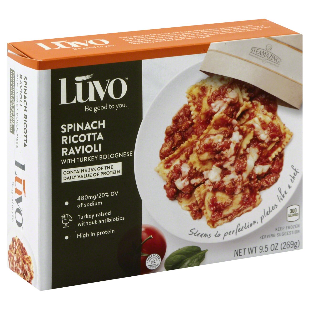 Luvo Spinach Ricotta Ravioli With Turkey Bolognese - Shop ...