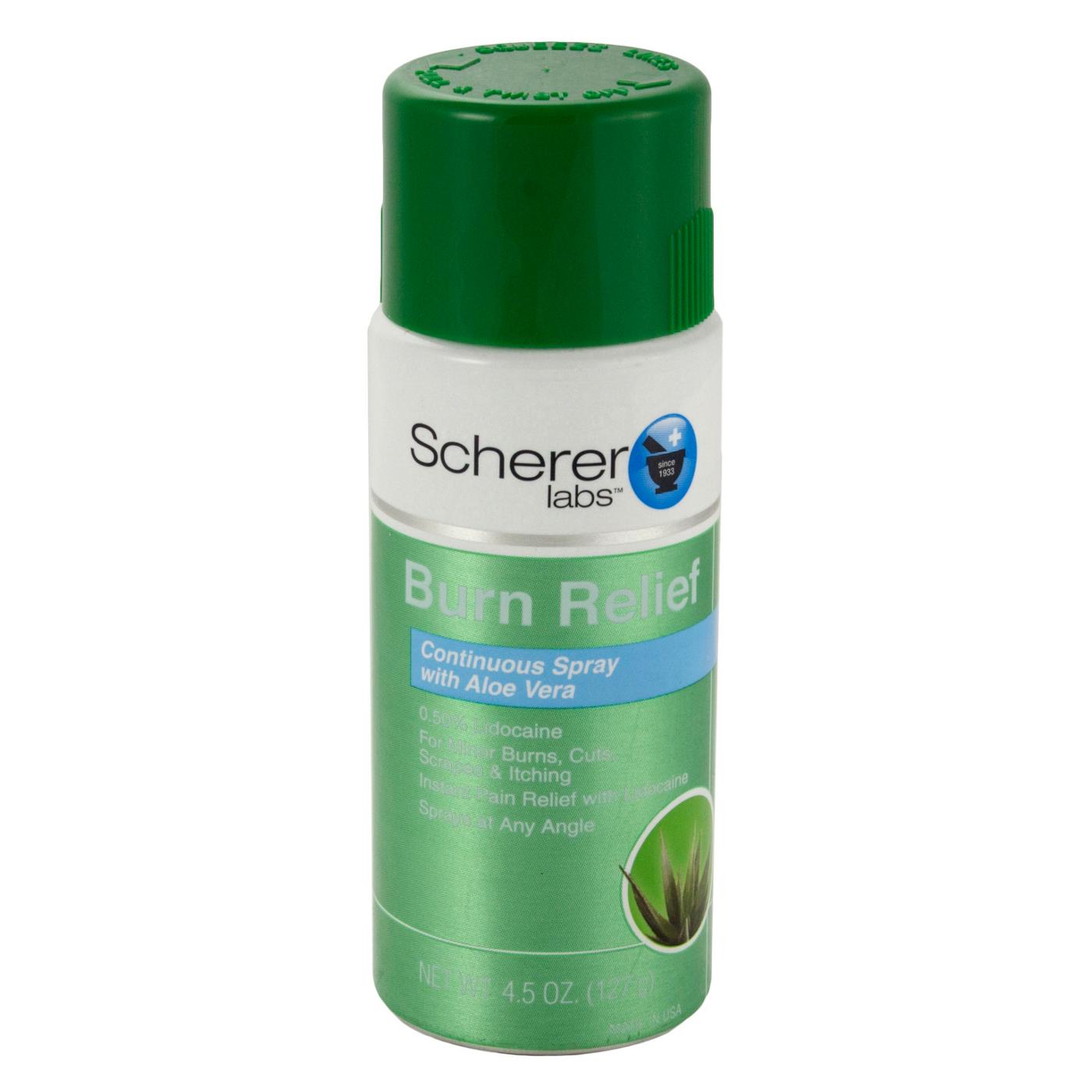 Scherer Labs Burn Relief Spray With Aloe Vera; image 1 of 2