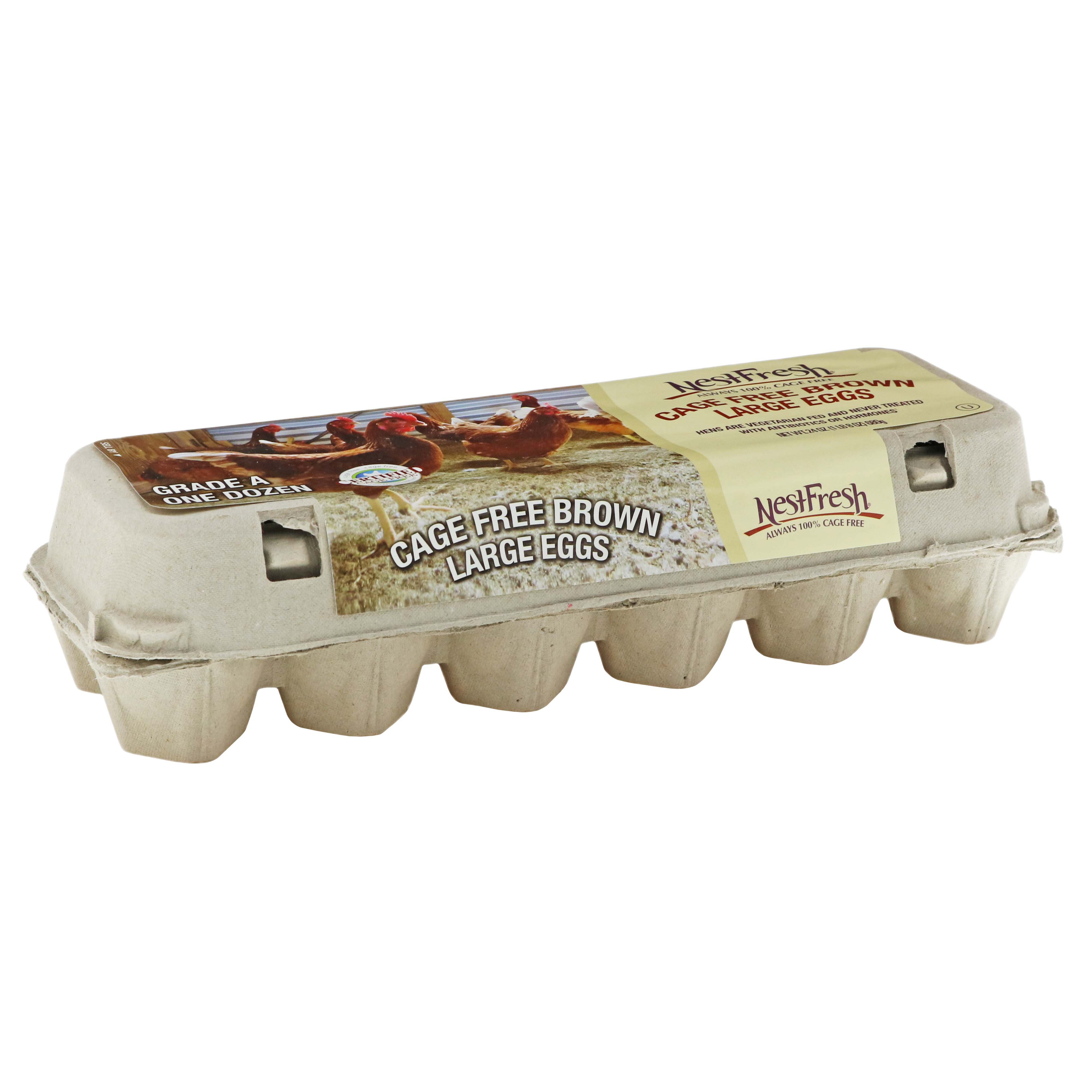NestFresh Grade A Cage Free Large Brown Eggs Shop Eggs & Egg