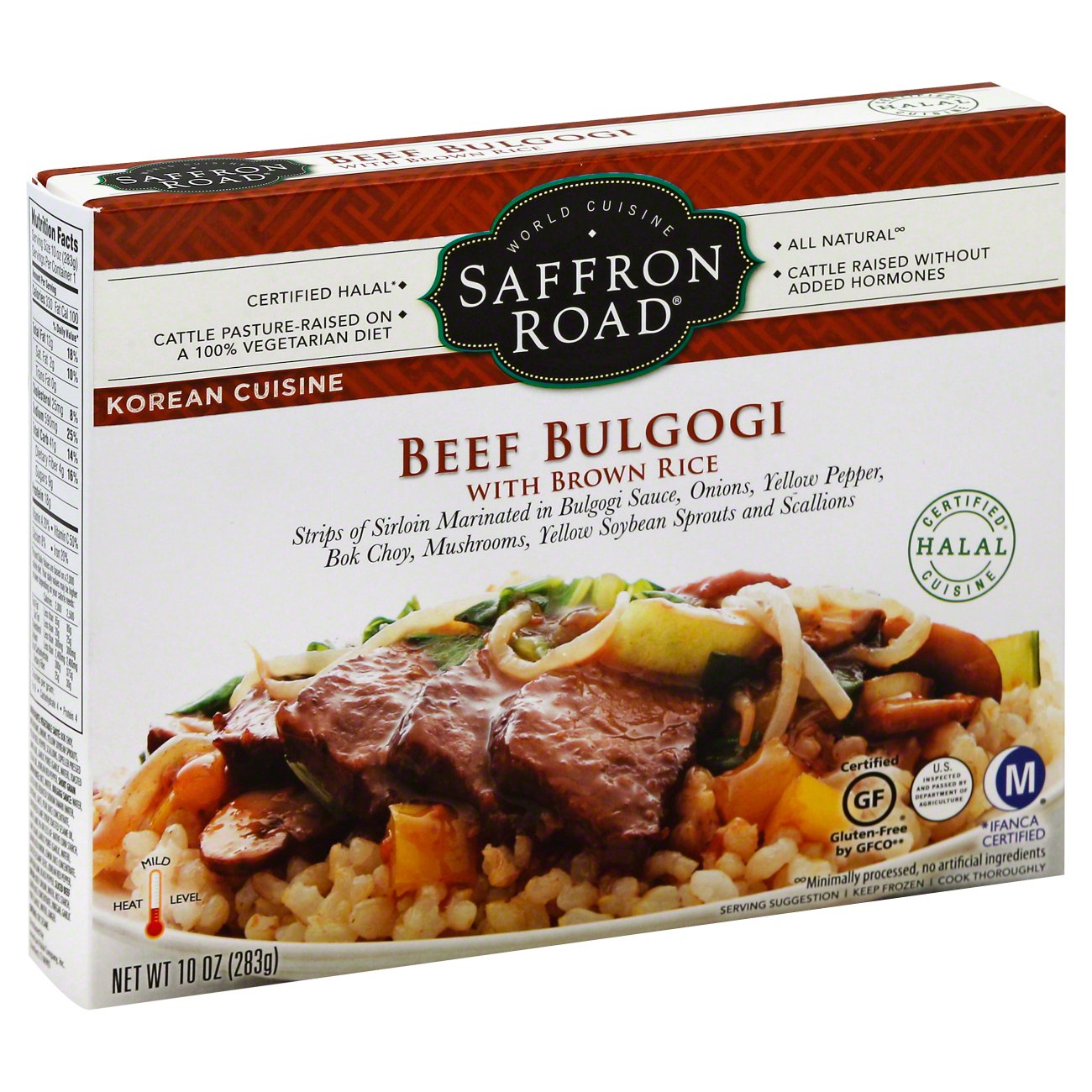 Saffron Road Beef Bulgogi With Brown Rice Shop Entrees & Sides at HEB