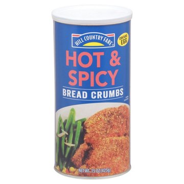 Hill Country Fare Hot & Spicy Bread Crumbs, 15 oz