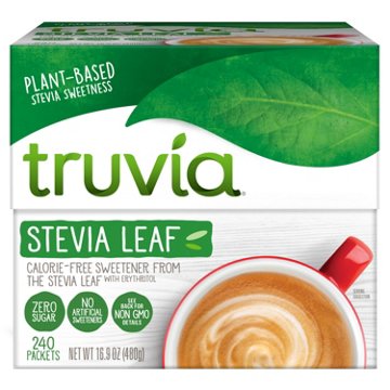 Truvia Calorie-Free Stevia Leaf Sweetener Packets, 240 ct