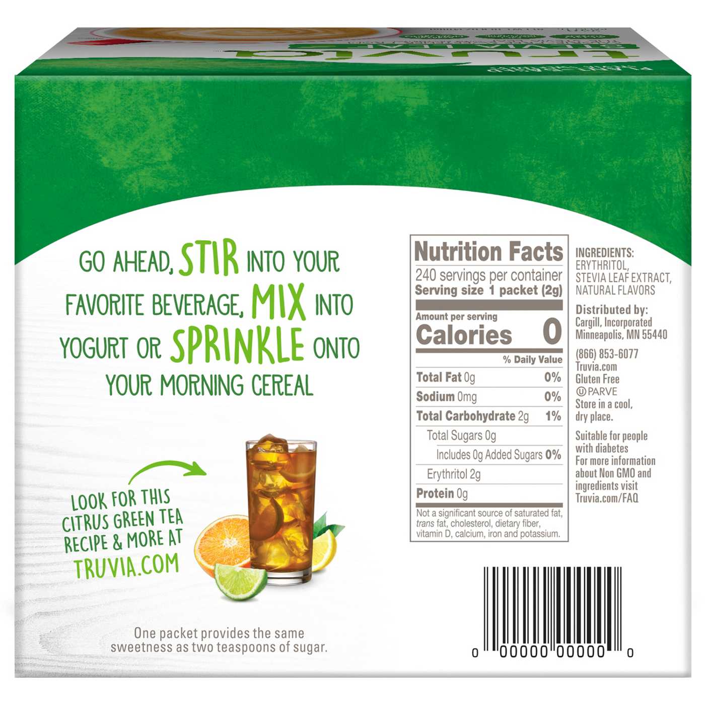 Truvia Calorie-Free Stevia Leaf Sweetener Packets; image 2 of 6