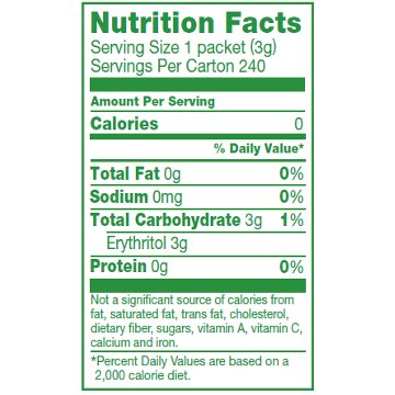 Truvia Calorie-Free Stevia Leaf Sweetener Packets, 240 ct