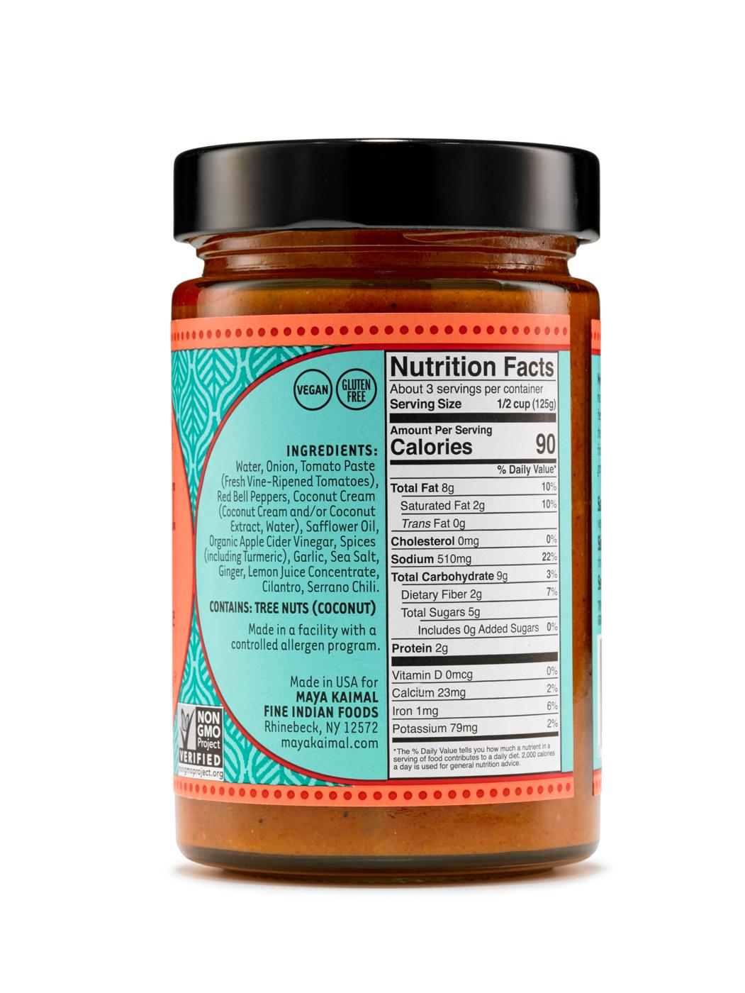 Maya Kaimal Jalfrezi Curry Indian Simmer Sauce; image 2 of 7