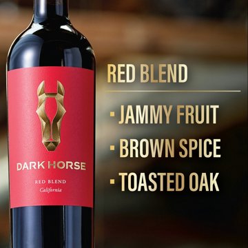 Dark Horse Big Red Blend California Red Wine, 750 mL