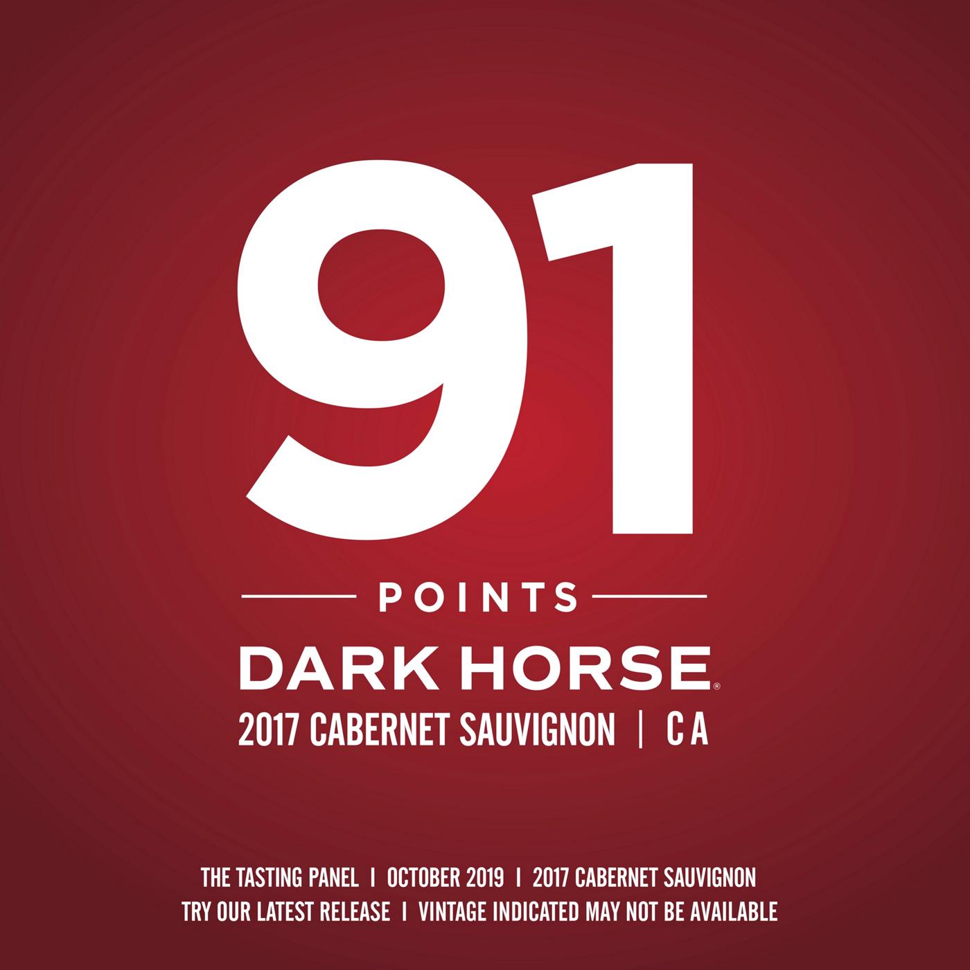 Dark Horse Cabernet Sauvignon Red Wine; image 3 of 3