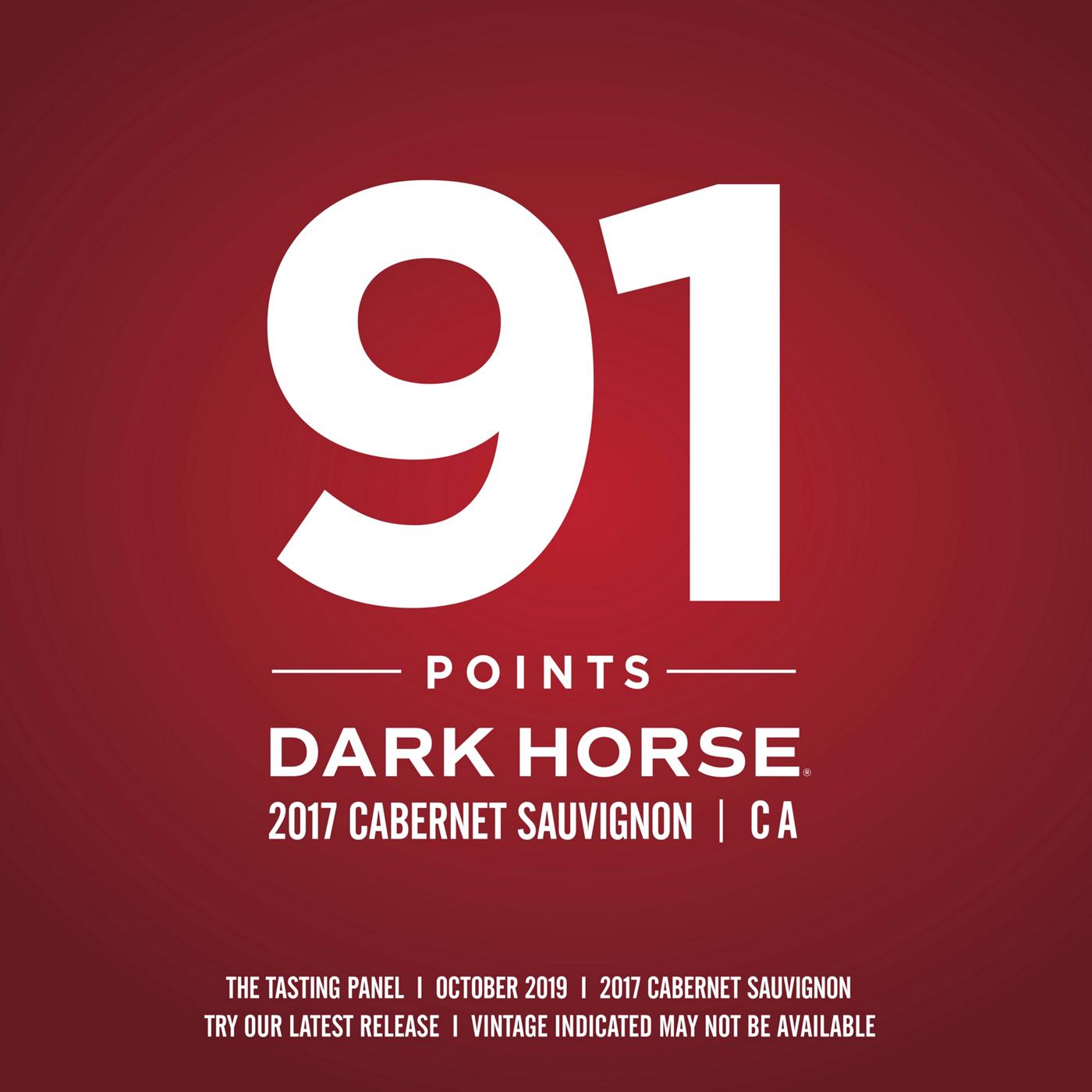 Dark Horse Cabernet Sauvignon California Red Wine; image 2 of 2