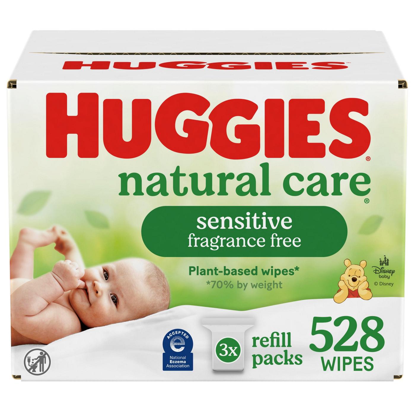 Huggies Natural Care Sensitive Baby Wipes - Unscented, 3 pk; image 1 of 6
