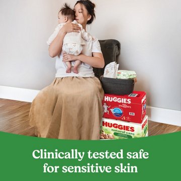 Huggies Natural Care Sensitive Baby Wipes - Unscented, 3 pk, 528 ct