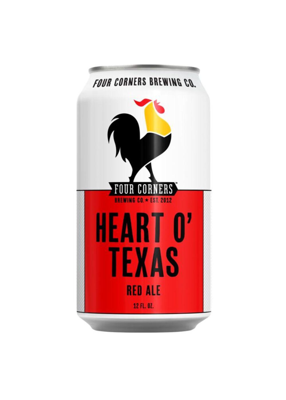 Four Corners Heart O' Texas Red Ale Craft Beer Cans 6 pk; image 2 of 4