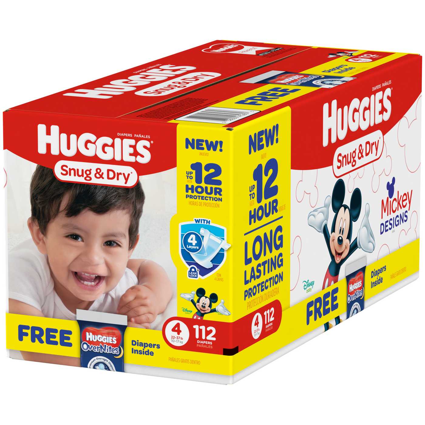 Huggies Snug & Dry Diapers 100 ct Shop Diapers at HEB