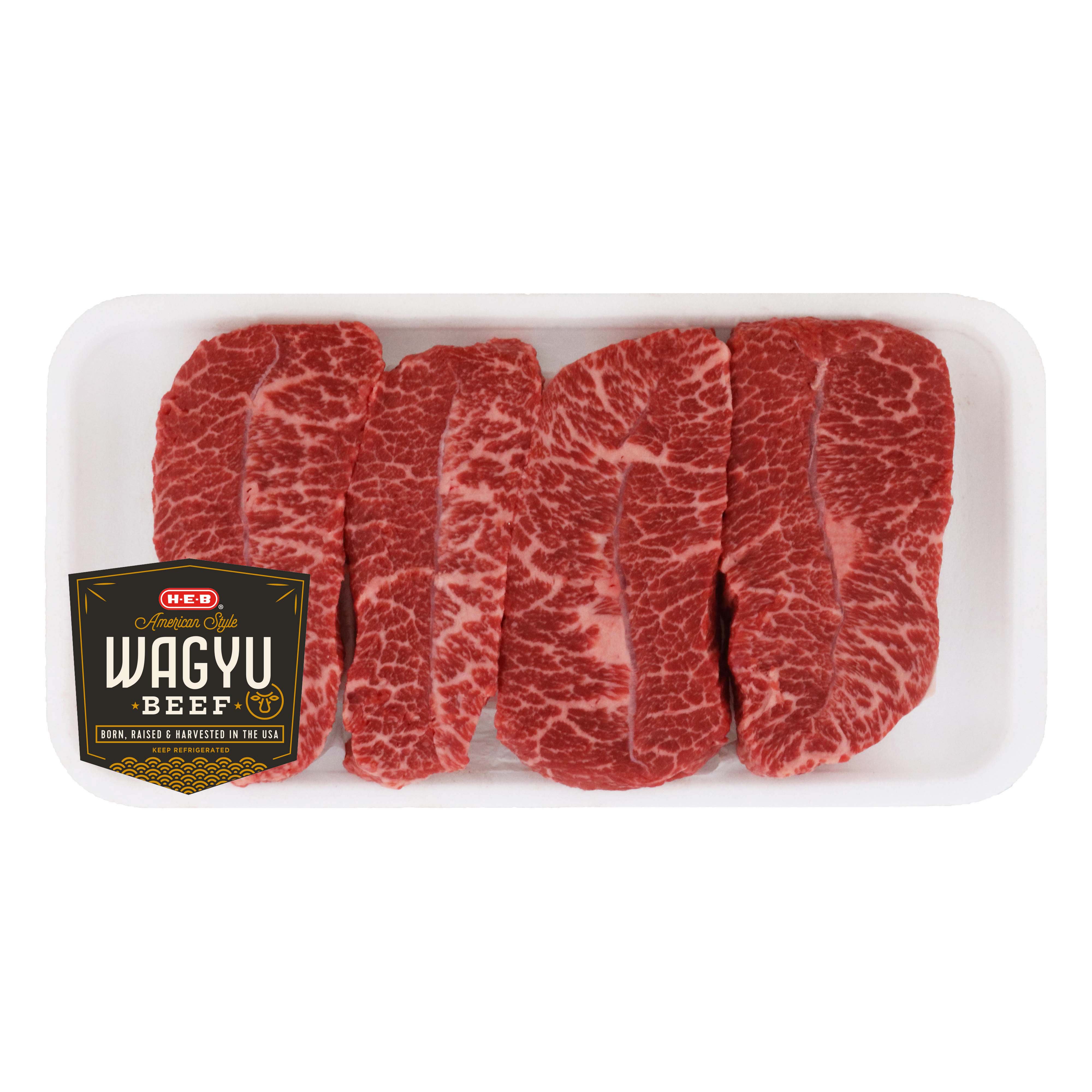 H-E-B American Style Wagyu Beef Top Blade Steak - Shop Meat At H-E-B