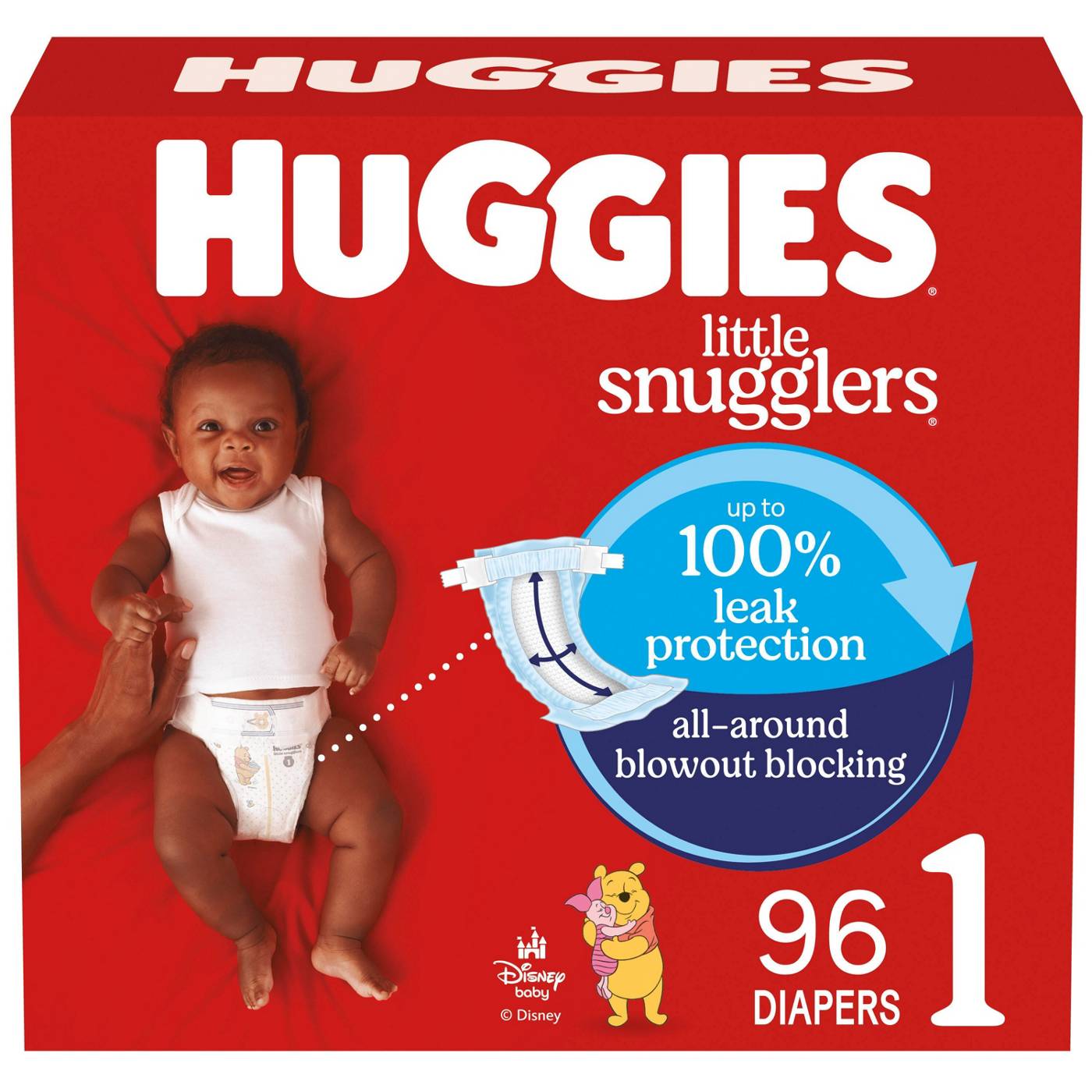 Huggies Little Snugglers Baby Diapers - Size 1 (8-14 lbs); image 1 of 8
