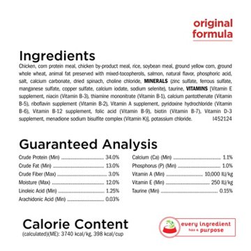 Cat Chow Purina Naturals With Added Vitamins Minerals and Nutrients Dry Cat Food - Naturals Original, 13 lb