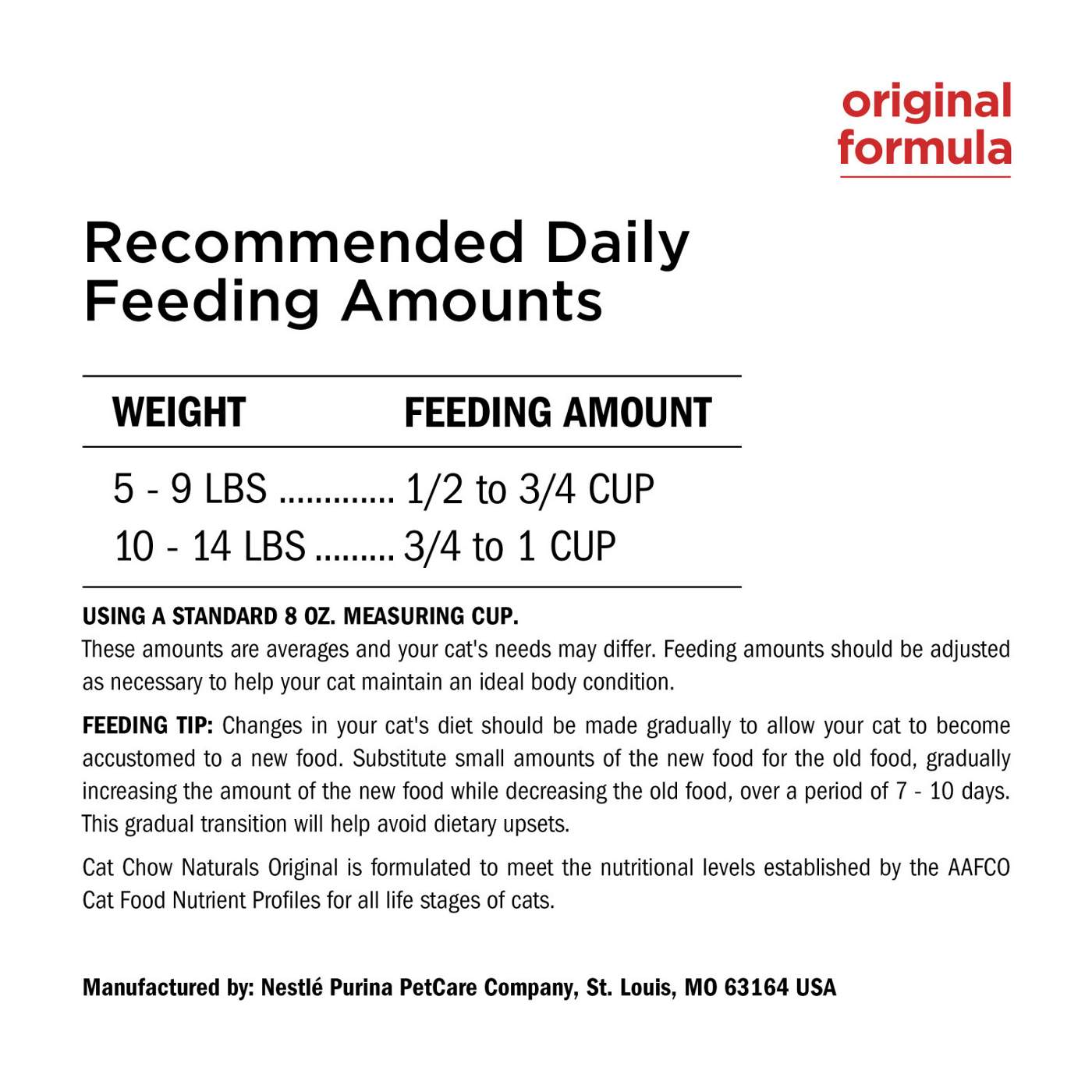 Cat Chow Purina Naturals With Added Vitamins Minerals and Nutrients Dry Cat Food - Naturals Original; image 4 of 12