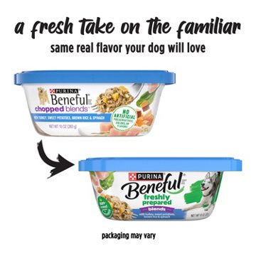 Beneful Freshly Prepared Blends Wet Dog Food With Turkey, Sweet Potatoes, Brown Rice and Spinach