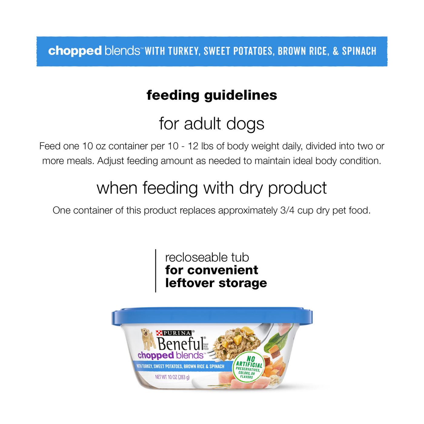 Beneful Purina Beneful Gravy, High Protein Wet Dog Food, Chopped Blends With Turkey; image 5 of 8