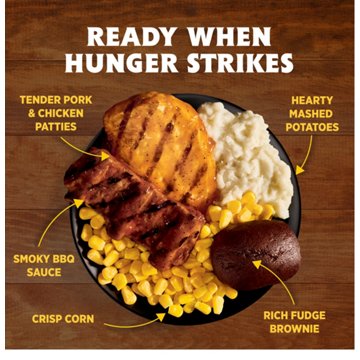 Hungry-Man Smokin' Backyard Barbeque Frozen Meal