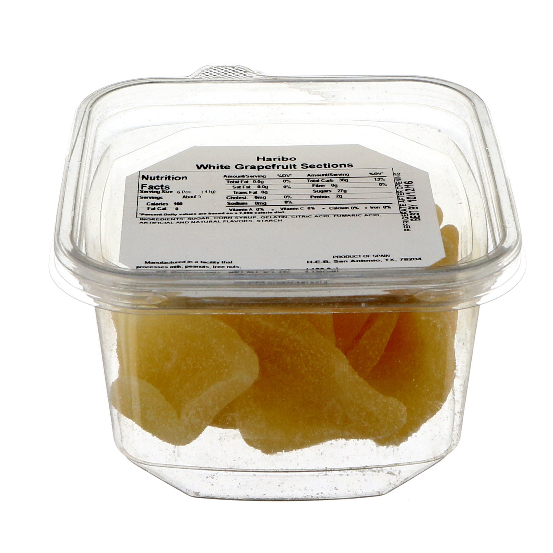 Nassau Candy Haribo White Grapefruit Sections - Shop Candy at H-E-B