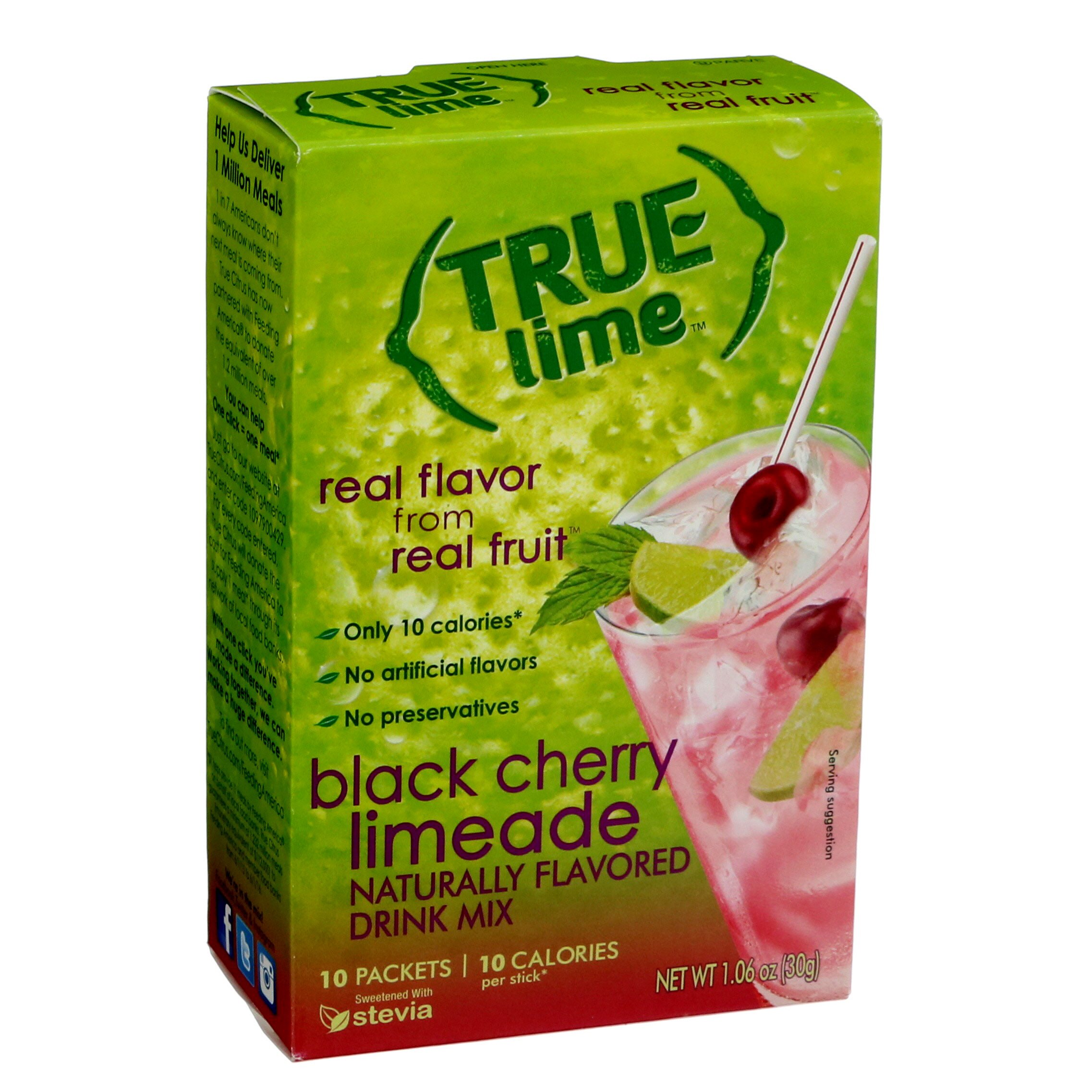 True Lime Black Cherry Limeade Drink Mix - Shop Mixes & Flavor ...